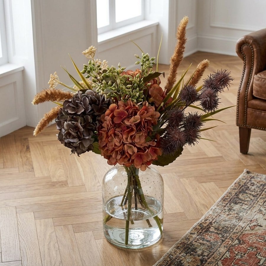 Autumn Buket i Mix Polyester & PE Plastik fra House Nordic | L30xB28xH63 cm - Billede 3
