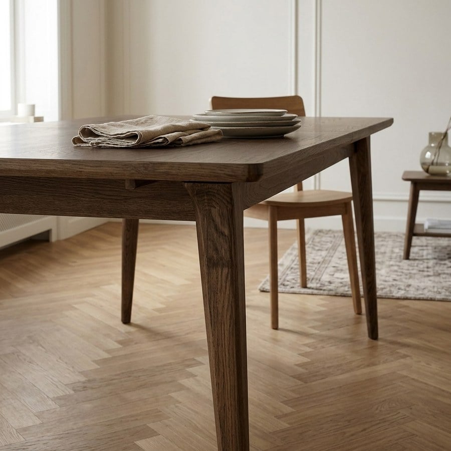 ai-miljoe-web-3-darwin-spisebord-i-m-rkebrun-egetr-med-2-till-gsplader-fra-house-nordi Darwin Spisebord i Mørkebrun Egetræ med 2 Tillægsplader fra House Nordic | L240-340xB100xH75 cm - Billede 3