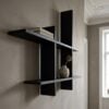 ai-miljoe-web-3-mostar-v-ghylde-i-sort-fyrretr-fra-house-nordic-b86xd10xh38-cm Mostar Væghylde i Sort Fyrretræ fra House Nordic | B86xD10xH38 cm - Billede 3