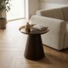 ai-miljoe-web-3-orvieto-hj-rnebord-i-m-rkebrun-asketr-glas-fra-house-nordic-50xh48-cm Orvieto Hjørnebord i Mørkebrun Asketræ & Glas fra House Nordic | Ø50xH48 cm - Billede 3