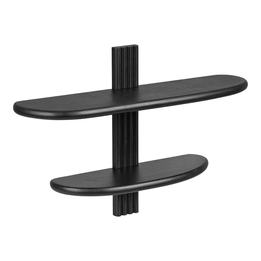 aliano-vghylde-i-sort-egetr-fra-house-nordic-b65xd175xh425-cm-2 Aliano Væghylde i Sort Egetræ fra House Nordic | B65xD17,5xH42,5 cm - Billede 5