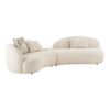 amol-sofa-i-sand-polyester-med-3-puder-fra-house-nordic-l326xb138xh75-2 Amol Sofa i Sand Polyester med 3 Puder fra House Nordic | L326xB138xH75 cm - Billede 5