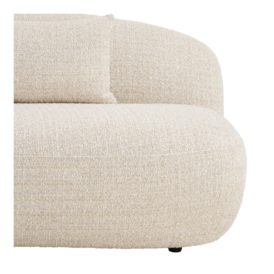 amol-sofa-i-sand-polyester-med-3-puder-fra-house-nordic-l326xb138xh75-3 Amol Sofa i Sand Polyester med 3 Puder fra House Nordic | L326xB138xH75 cm - Billede 6