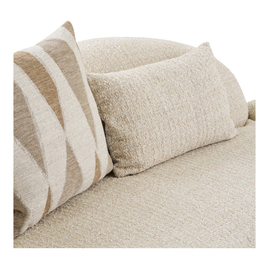amol-sofa-i-sand-polyester-med-3-puder-fra-house-nordic-l326xb138xh75-4 Amol Sofa i Sand Polyester med 3 Puder fra House Nordic | L326xB138xH75 cm - Billede 7