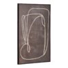 Apia Lærredsprint i Mørkebrun Polyester fra House Nordic | B80xD3,5xH120 cm - Billede 5