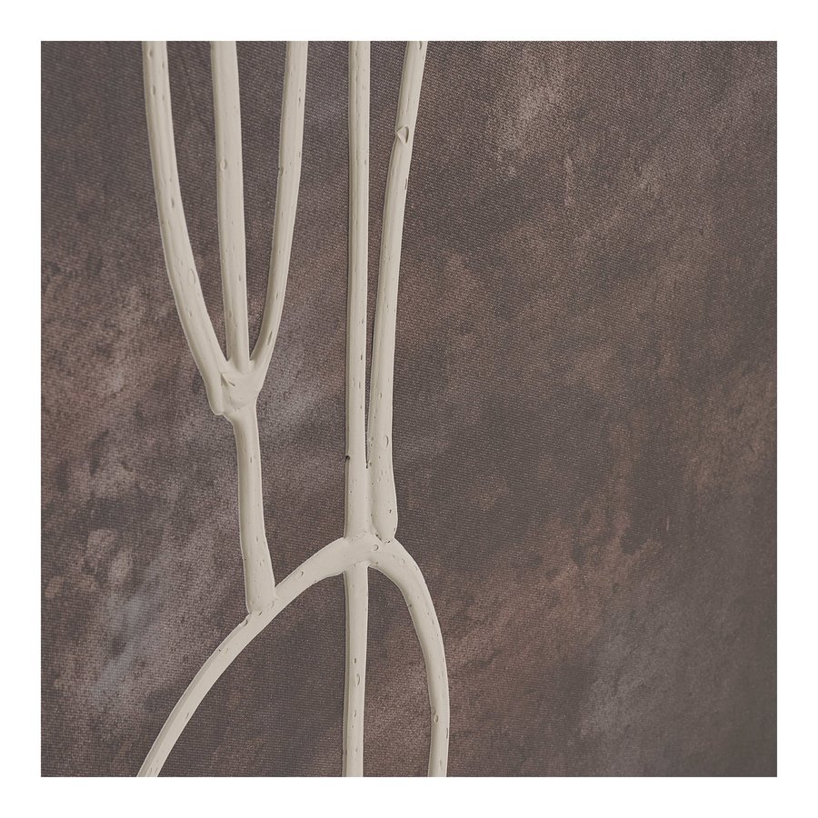 Apia Lærredsprint i Mørkebrun Polyester fra House Nordic | B80xD3,5xH120 cm - Billede 6