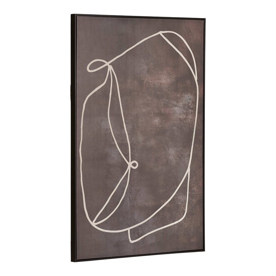 apia-lrredsprint-i-mrkebrun-polyester-fra-house-nordic-b80xl35xh120-cm-2 Apia Lærredsprint i Mørkebrun Polyester fra House Nordic | B80xL3,5xH120 cm - Billede 5