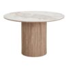 Athens Spisebordssæt med Cavi Spisebordsstole i Hvid Keramik & Sand Polyester fra House Nordic | 4 Stole & 1 Bord - Billede 5
