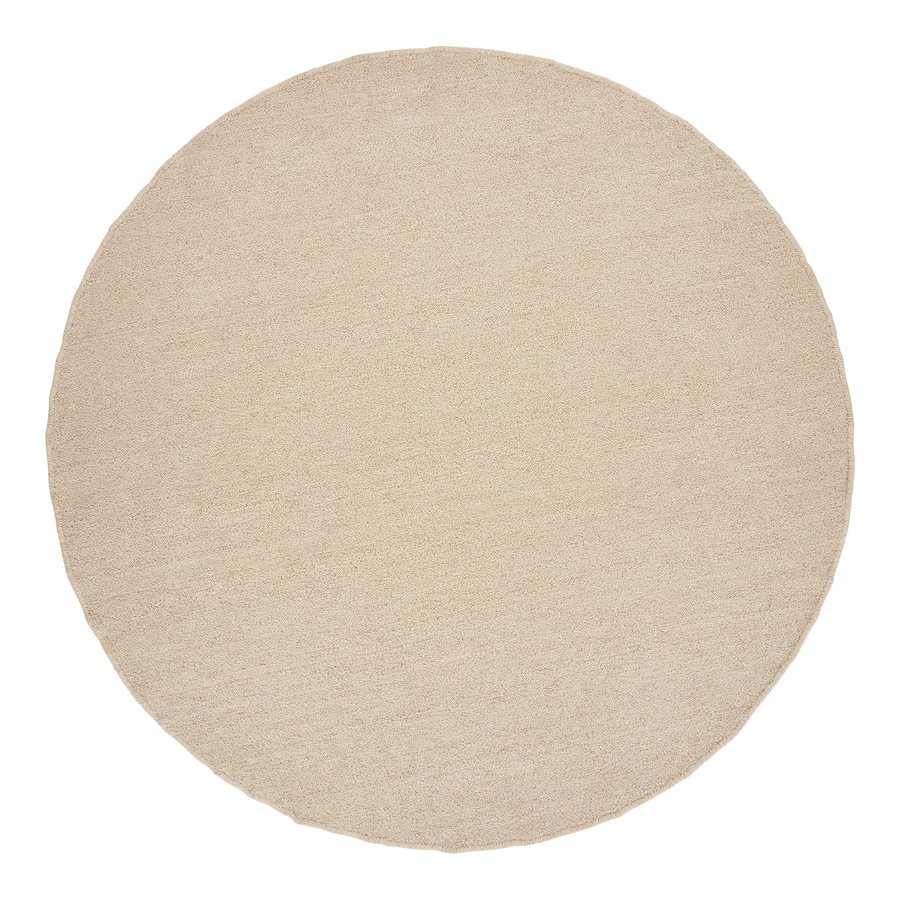 bela-gulvtppe-i-beige-uld-fra-house-nordic-240-cm Bela Gulvtæppe i Beige Uld fra House Nordic | Ø240 cm - Billede 4