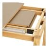 Bowen Spisebord i Natur/Mørk Sand Egetræ med 2 Tillægsplader fra House Nordic | L220-270-320xB100xH75 cm - Billede 10