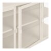 Brisbane Skænk i Off White Stål med 3 Glaslåger fra House Nordic | B140xD40xH85 cm - Billede 8