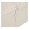 Brisbane Vitrineskab i Off White Stål & Glas med 4 Låger fra House Nordic | B80xD35xH180 cm - Billede 8