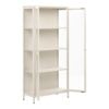 brisbane-vitrineskab-i-off-white-stl-med-2-glaslger-fra-house-nordic-b-4 Brisbane Vitrineskab i Off White Stål med 2 Glaslåger fra House Nordic | B80xD35xH175 cm - Billede 7