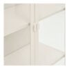brisbane-vitrineskab-i-off-white-stl-med-2-glaslger-fra-house-nordic-b-5 Brisbane Vitrineskab i Off White Stål med 2 Glaslåger fra House Nordic | B80xD35xH175 cm - Billede 8