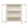 brisbane-vitrineskab-med-2-glaslger-i-off-white-stl-glas-fra-house-nor-3 Brisbane Vitrineskab med 2 Glaslåger i Off White Stål & Glas fra House Nordic | B80xD40xH101 cm - Billede 6