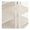 brisbane-vitrineskab-med-2-glaslger-i-off-white-stl-glas-fra-house-nor-5 Brisbane Vitrineskab med 2 Glaslåger i Off White Stål & Glas fra House Nordic | B80xD40xH101 cm - Billede 8