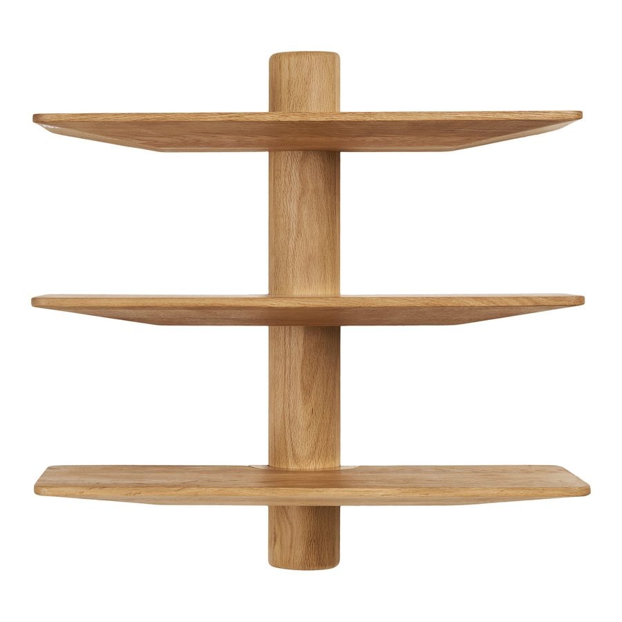 calcata-vghylde-i-egetr-med-3-hylder-fra-house-nordic-b55xd22xh555-cm Calcata Væghylde i Egetræ med 3 Hylder fra House Nordic | B55xD22xH55,5 cm - Billede 4