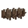 caltra-knagerkke-i-mrkebrun-egetr-fra-house-nordic-b40xd3xh18-cm Caltra Knagerække i Mørkebrun Egetræ fra House Nordic | B40xD3xH18 cm - Billede 4