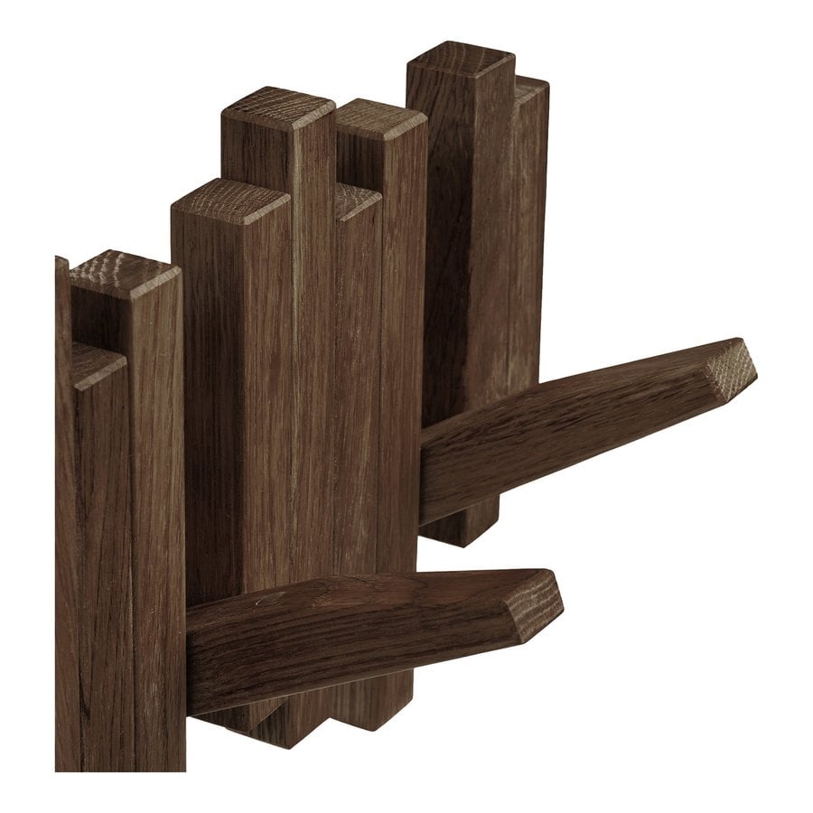 caltra-knagerkke-i-mrkebrun-egetr-fra-house-nordic-b40xd3xh18-cm-4 Caltra Knagerække i Mørkebrun Egetræ fra House Nordic | B40xD3xH18 cm - Billede 7