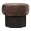 christchurch-puf-i-mrkebrun-chenille-fra-house-nordic-52xh42-cm-2 Christchurch Puf i Mørkebrun Chenille fra House Nordic | Ø52xH42 cm - Billede 5
