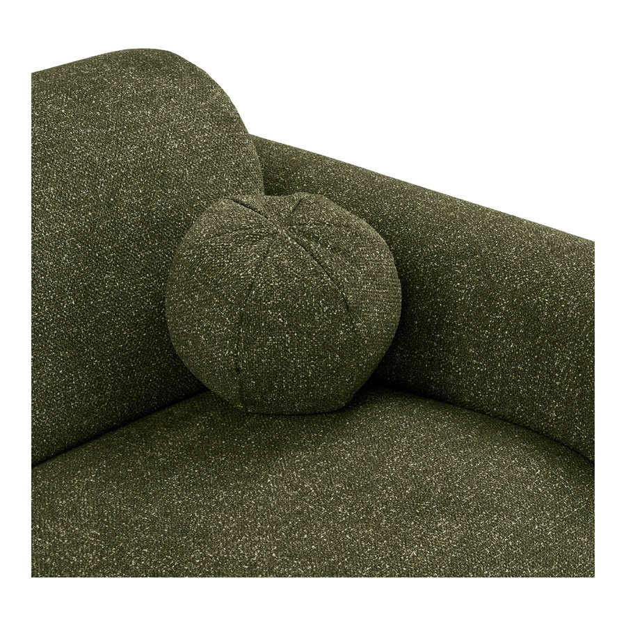clyde-loungesofa-venstrevendt-i-olivengrn-polyester-med-puder-fra-hous-4 Clyde Loungesofa Venstrevendt i Olivengrøn Polyester med Puder fra House Nordic | B300xL109-177xH75 cm - Billede 7