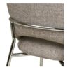 Costa Spisebordsstol i Lysegrå Stof & Ben i Krom Stål fra House Nordic | B60xD56xH80 cm - Billede 8