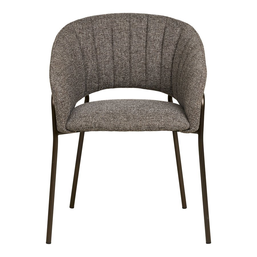 costa-spisebordsstol-i-mrkegr-stof-ben-i-gunmetal-gr-stl-fra-house-nor-2 Costa Spisebordsstol i Mørkegrå Stof & Ben i Gunmetal Grå Stål fra House Nordic | B60xL56xH80 cm - Billede 5