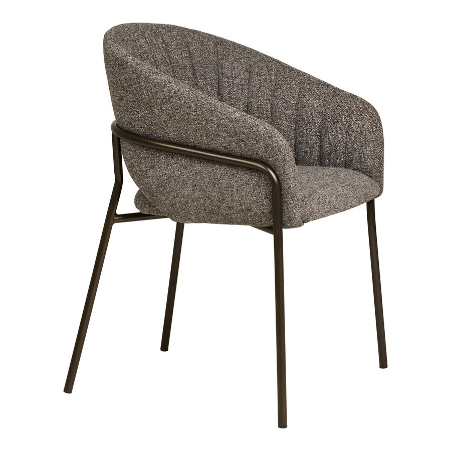 costa-spisebordsstol-i-mrkegr-stof-ben-i-gunmetal-gr-stl-fra-house-nor-3 Costa Spisebordsstol i Mørkegrå Stof & Ben i Gunmetal Grå Stål fra House Nordic | B60xL56xH80 cm - Billede 6