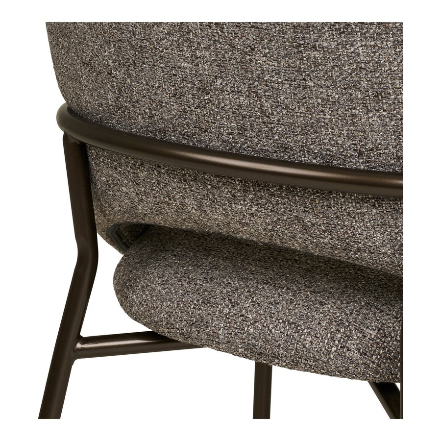costa-spisebordsstol-i-mrkegr-stof-ben-i-gunmetal-gr-stl-fra-house-nor-5 Costa Spisebordsstol i Mørkegrå Stof & Ben i Gunmetal Grå Stål fra House Nordic | B60xL56xH80 cm - Billede 8