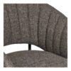 costa-spisebordsstol-i-mrkegr-stof-ben-i-gunmetal-gr-stl-fra-house-nor-6 Costa Spisebordsstol i Mørkegrå Stof & Ben i Gunmetal Grå Stål fra House Nordic | B60xL56xH80 cm - Billede 9