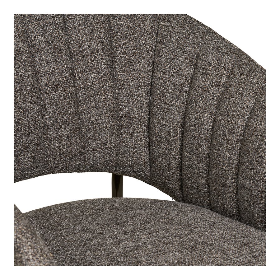 costa-spisebordsstol-i-mrkegr-stof-ben-i-gunmetal-gr-stl-fra-house-nor-6 Costa Spisebordsstol i Mørkegrå Stof & Ben i Gunmetal Grå Stål fra House Nordic | B60xL56xH80 cm - Billede 9
