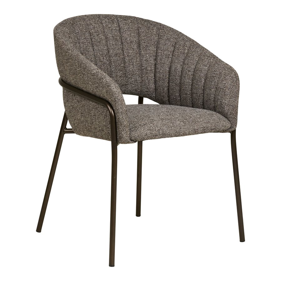 costa-spisebordsstol-i-mrkegr-stof-ben-i-gunmetal-gr-stl-fra-house-nor Costa Spisebordsstol i Mørkegrå Stof & Ben i Gunmetal Grå Stål fra House Nordic | B60xL56xH80 cm - Billede 4