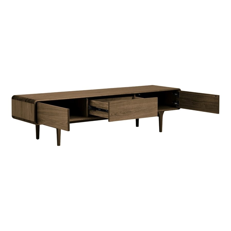 darwin-tv-bnk-i-mrkebrun-egetr-fra-house-nordic-b180xd45xh45-cm-4 Darwin TV-bænk i Mørkebrun Egetræ fra House Nordic | B180xD45xH45 cm - Billede 7