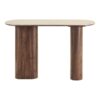 delphi-konsolbord-i-travertinmrkebrun-keramik-mdf-fra-house-nordic-l40-2 Delphi Konsolbord i Travertin/Mørkebrun Keramik & MDF fra House Nordic | L40xB120xH78 cm - Billede 5