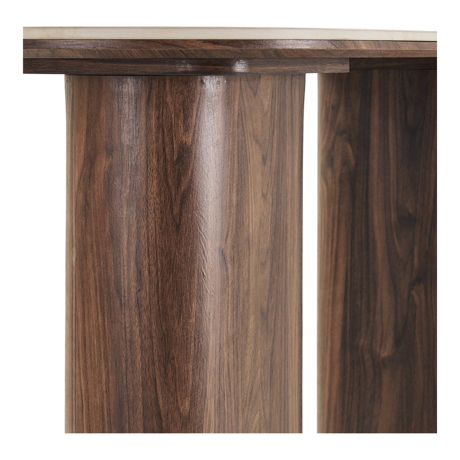 delphi-konsolbord-i-travertinmrkebrun-keramik-mdf-fra-house-nordic-l40-3 Delphi Konsolbord i Travertin/Mørkebrun Keramik & MDF fra House Nordic | L40xB120xH78 cm - Billede 6
