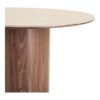 delphi-spisebord-i-travertin-keramik-stel-i-mrkebrun-mdf-fra-house-nor-3-1 Delphi Spisebord i Travertin Keramik & Stel i Mørkebrun MDF fra House Nordic | Ø140xH76 cm - Billede 6
