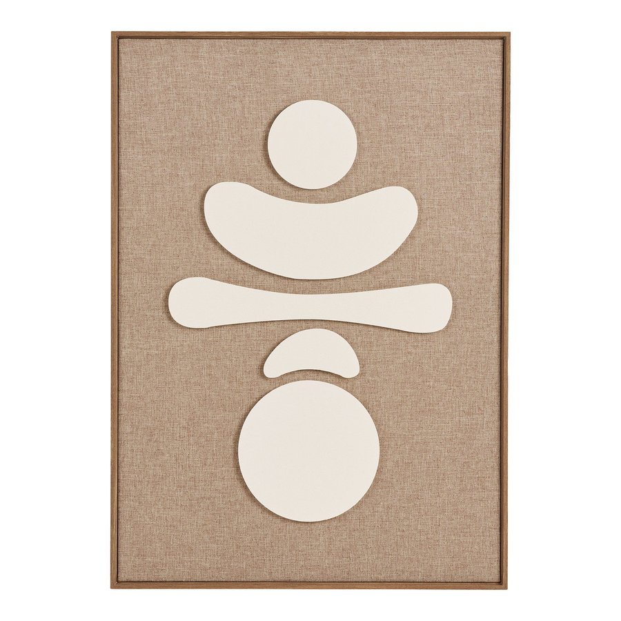diva-relief-vgdekoration-i-brunbeige-mdf-polyester-fra-house-nordic-b5 Diva Relief Vægdekoration i Brun/Beige MDF & Polyester fra House Nordic | B50xL2,5xH70 cm - Billede 4