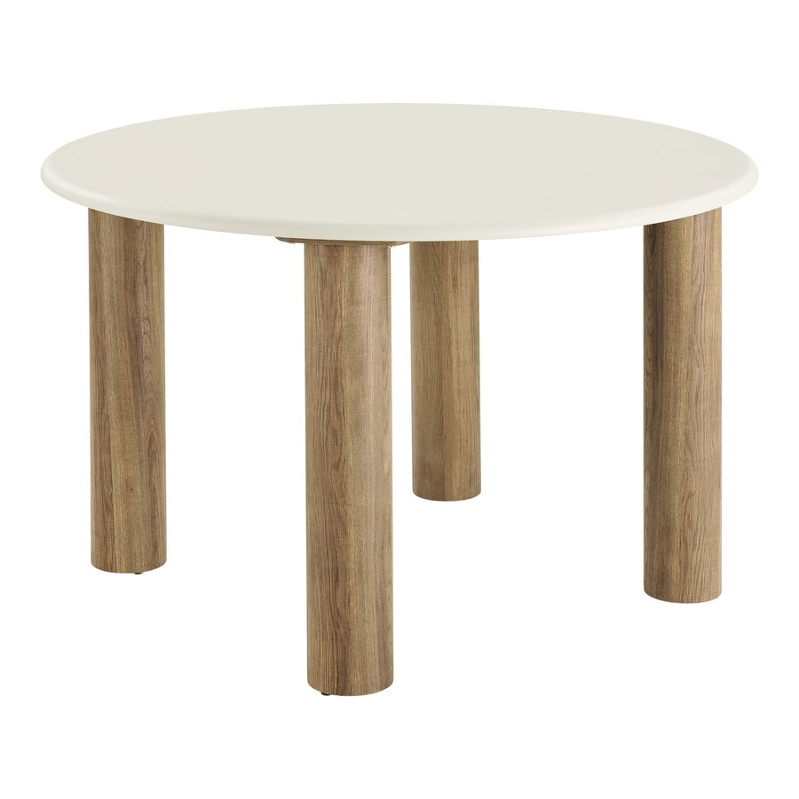 fondi-spisebord-i-sandbrun-mdf-cement-fra-house-nordic-120xh76-cm Fondi Spisebord i Sand/Brun MDF & Cement fra House Nordic | Ø120xH76 cm - Billede 4