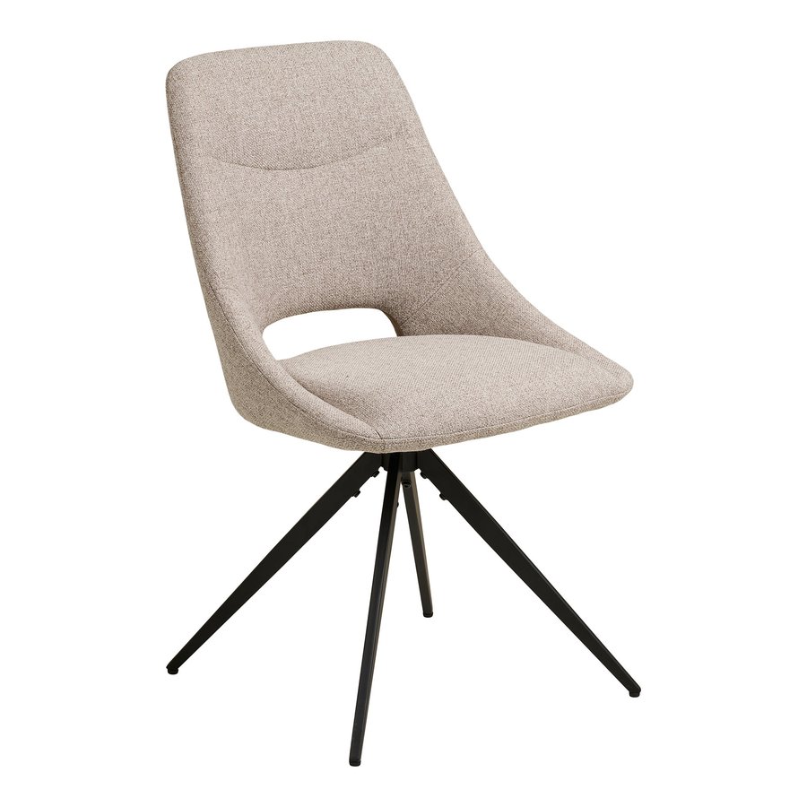 fondi-spisebordsst-med-dokka-spisebordsstole-i-sandbrun-cement-stof-fr-3 Fondi Spisebordssæt med Dokka Spisebordsstole i Sand/Brun Cement & Stof fra House Nordic | 6 Stole & 1 Bord - Billede 6