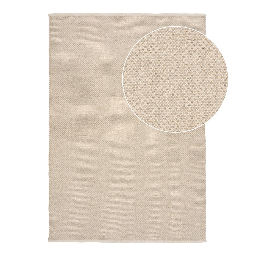 Gaya Gulvtæppe i Beige Uld fra House Nordic | L300xB200 cm - Billede 4