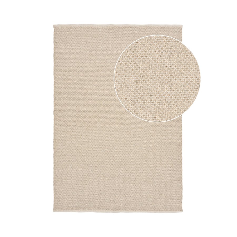 gaya-tppe-i-beige-uld-fra-house-nordic-b160xl230-cm Gaya Tæppe i Beige Uld fra House Nordic | B160xL230 cm - Billede 4