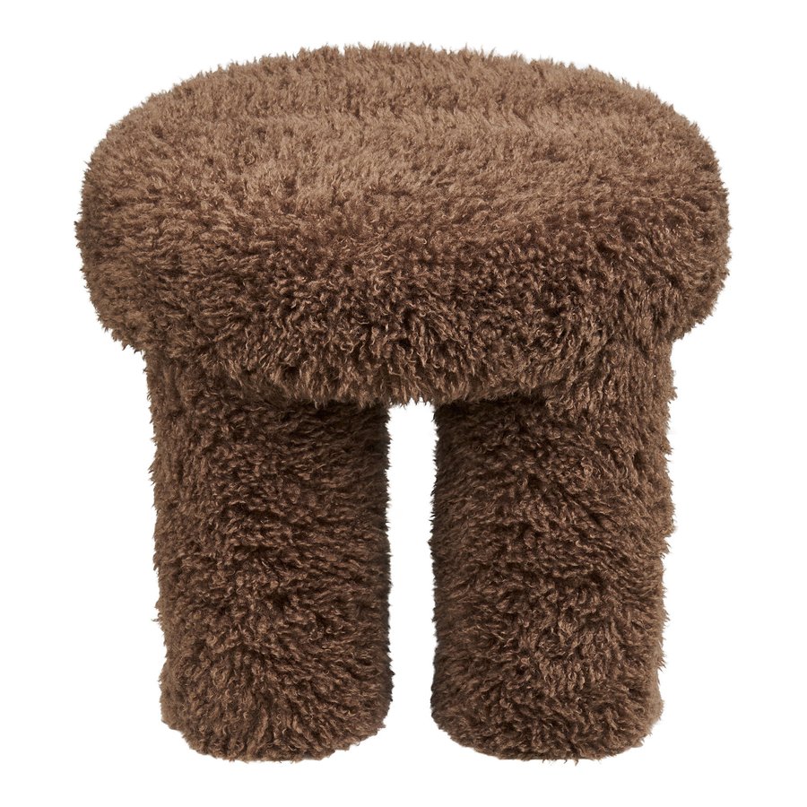 gisborne-puf-i-brun-polyester-fra-house-nordic-42xh38-cm-3 Gisborne Puf i Brun Polyester fra House Nordic | Ø42xH38 cm - Billede 6