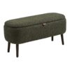 harlow-bnk-i-grn-teddy-med-opbevaring-ben-i-natur-gummitr-fra-house-no Harlow Bænk i Grøn Teddy med Opbevaring & Ben i Natur Gummitræ fra House Nordic | B95xD37xH45 cm - Billede 4