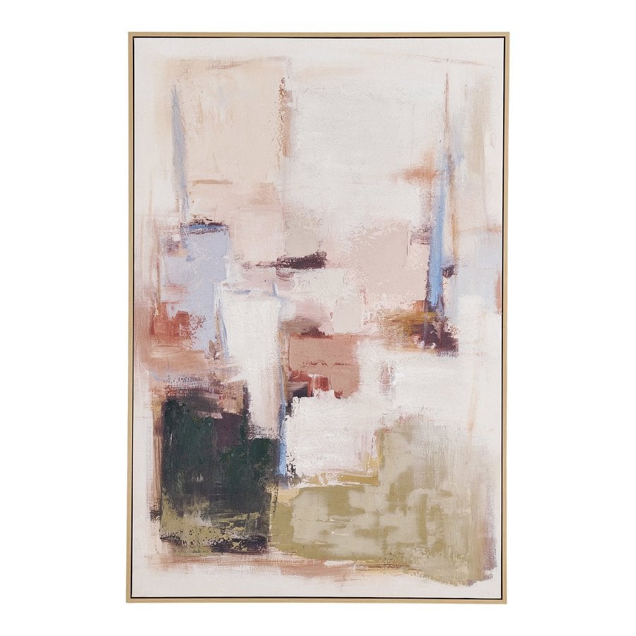 inez-canvastryk-med-hndmalede-detaljer-i-sandbeige-polyester-fra-house Inez Canvastryk med Håndmalede Detaljer i Sandbeige Polyester fra House Nordic | B100xD5xH150 cm - Billede 4