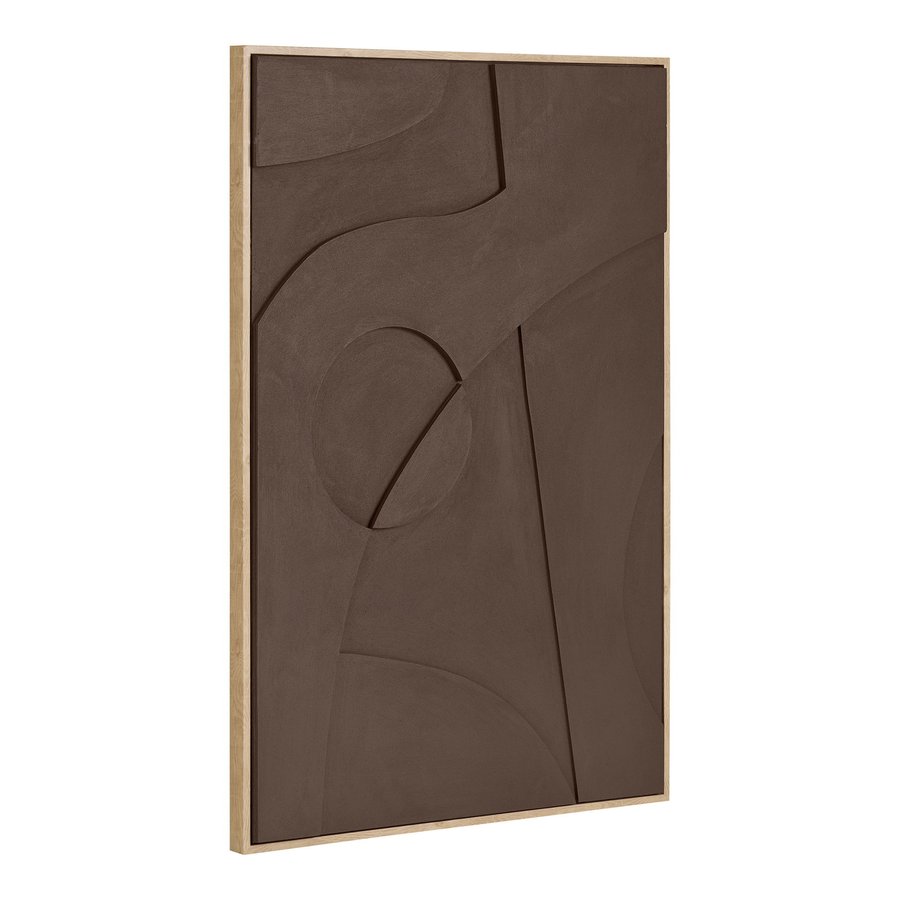 Isabella Relief Vægdekoration i Brun MDF fra House Nordic | B60xD4,4xH90 cm - Billede 5