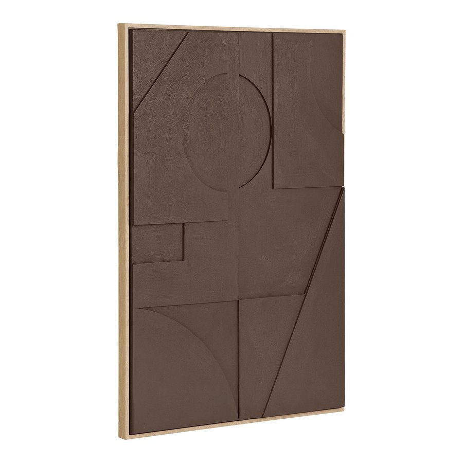 Isabella Relief Vægdekoration i Brun Polyester & MDF fra House Nordic | B60xD4,4xH90 cm - Billede 5