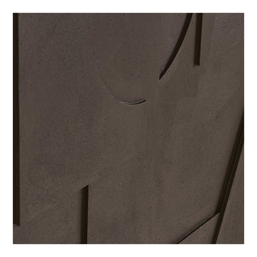 Isabella Relief Vægdekoration i Brun Polyester & MDF fra House Nordic | B60xD4,4xH90 cm - Billede 6