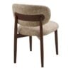 isola-spisebordsstol-i-lysebrun-polyester-ben-i-mrkebrun-metal-fra-hou-4 Isola Spisebordsstol i Lysebrun Polyester & Ben i Mørkebrun Metal fra House Nordic | B58xD90xH53 cm - Billede 7