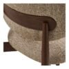 isola-spisebordsstol-i-lysebrun-polyester-ben-i-mrkebrun-metal-fra-hou-5 Isola Spisebordsstol i Lysebrun Polyester & Ben i Mørkebrun Metal fra House Nordic | B58xD90xH53 cm - Billede 8