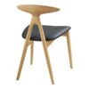 lanuza-spisebordsstol-i-sort-pu-ben-i-natur-egetr-fra-house-nordic-b48-4 Lanuza Spisebordsstol i Sort PU & Ben i Natur Egetræ fra House Nordic | B48xL51xH77 cm - Billede 7
